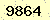 請輸入此驗證碼 : 9864