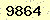 請輸入此驗證碼 : 9864