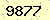 請輸入此驗證碼 : 9877