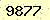 請輸入此驗證碼 : 9877