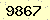 請輸入此驗證碼 : 9867
