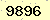 請輸入此驗證碼 : 9896