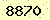 請輸入此驗證碼 : 8870