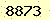 請輸入此驗證碼 : 8873