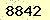 請輸入此驗證碼 : 8842