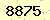 請輸入此驗證碼 : 8875