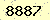 請輸入此驗證碼 : 8887