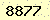 請輸入此驗證碼 : 8877