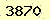 請輸入此驗證碼 : 3870