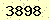 請輸入此驗證碼 : 3898