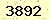 請輸入此驗證碼 : 3892