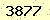 請輸入此驗證碼 : 3877