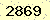 請輸入此驗證碼 : 2869