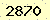 請輸入此驗證碼 : 2870