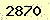 請輸入此驗證碼 : 2870