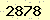請輸入此驗證碼 : 2878
