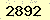 請輸入此驗證碼 : 2892