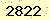 請輸入此驗證碼 : 2822
