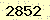 請輸入此驗證碼 : 2852