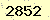 請輸入此驗證碼 : 2852