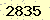 請輸入此驗證碼 : 2835