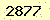 請輸入此驗證碼 : 2877