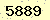 請輸入此驗證碼 : 5889