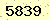 請輸入此驗證碼 : 5839