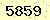 請輸入此驗證碼 : 5859