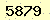請輸入此驗證碼 : 5879