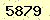 請輸入此驗證碼 : 5879