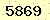 請輸入此驗證碼 : 5869