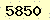 請輸入此驗證碼 : 5850