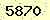 請輸入此驗證碼 : 5870