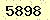 請輸入此驗證碼 : 5898