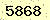 請輸入此驗證碼 : 5868