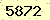請輸入此驗證碼 : 5872
