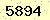 請輸入此驗證碼 : 5894