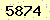 請輸入此驗證碼 : 5874
