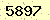 請輸入此驗證碼 : 5897