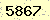 請輸入此驗證碼 : 5867