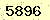 請輸入此驗證碼 : 5896