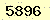 請輸入此驗證碼 : 5896