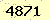 請輸入此驗證碼 : 4871