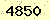 請輸入此驗證碼 : 4850