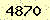 請輸入此驗證碼 : 4870