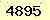 請輸入此驗證碼 : 4895