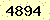 請輸入此驗證碼 : 4894