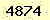 請輸入此驗證碼 : 4874
