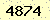 請輸入此驗證碼 : 4874